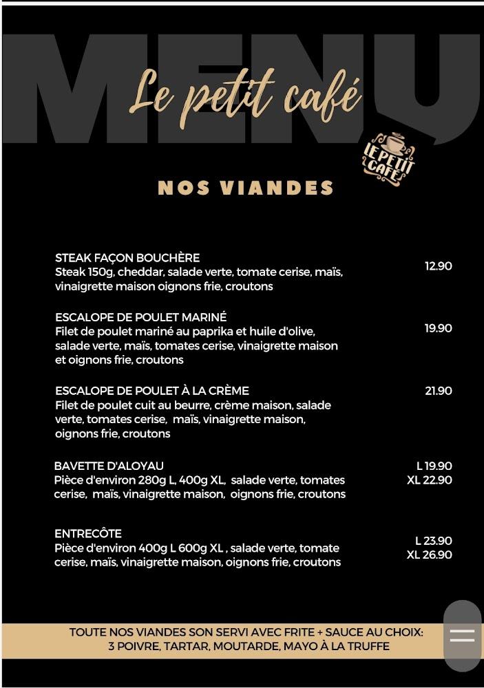 Le petit café - Menu Image 3